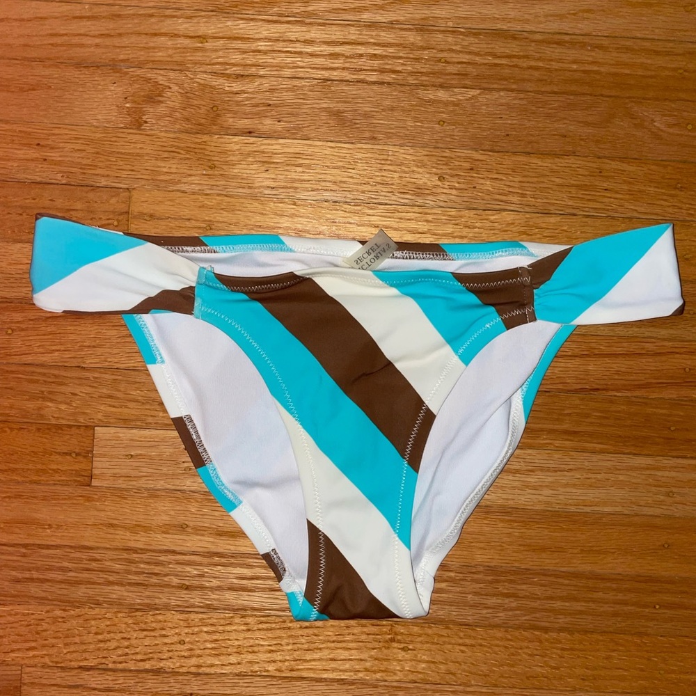 Striped bikini bottom